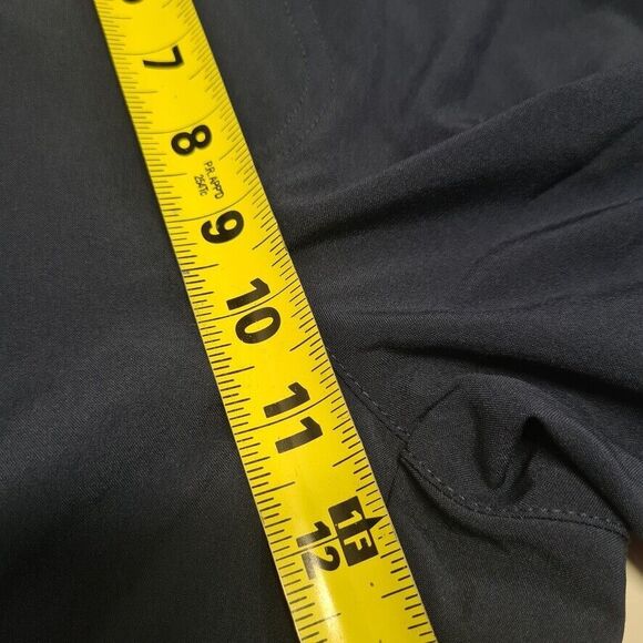 Grand Slam Golf Chino Shorts Men's 34 Performance Flat Front Stretch Navy Blue - Picture 6 of 7